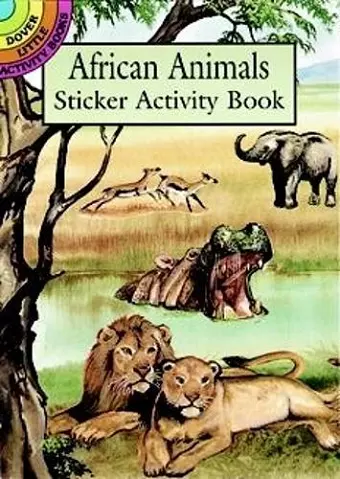 African Animals Sticker Activity Book cover