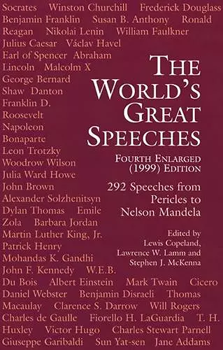 The World's Great Speeches cover
