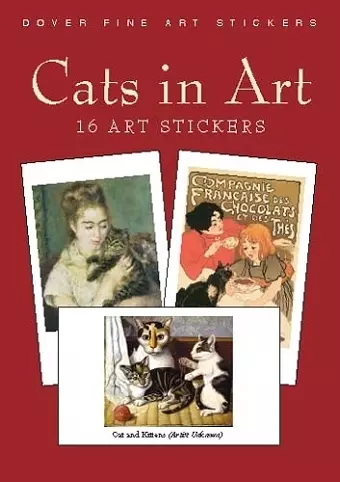 Cats in Art: 16 Art Stickers cover