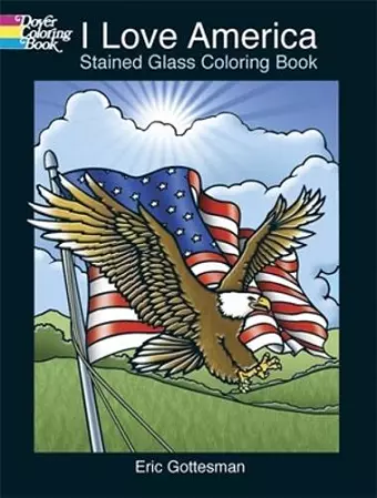 I Love America Stained Glass Colori cover