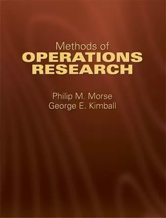 Methods of Operations Research cover