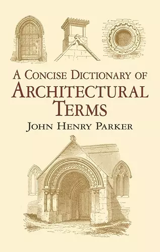 Concise Dictionary Architectural Terms cover