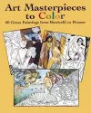 Art Masterpieces to Colour cover