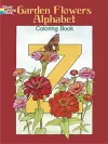Garden Flowers Alphabet Colouring Book cover