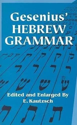 Gesenius' Hebrew Grammar cover