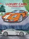 Luxury Cars Coloring Book cover