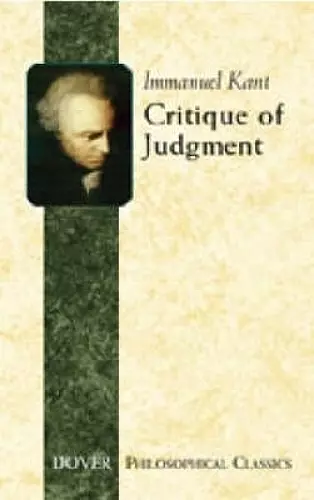 Critique of Judgement cover