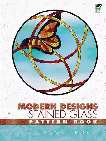 Modern Designs Stained Glass Pattern Book cover