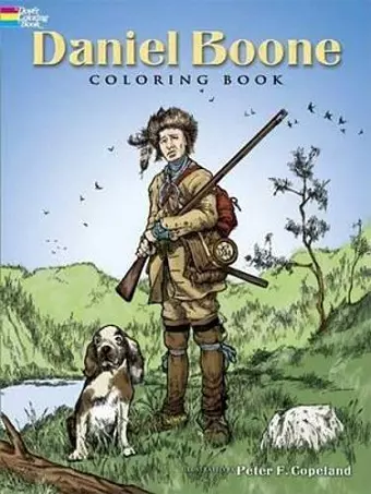 Daniel Boone Coloring Book cover