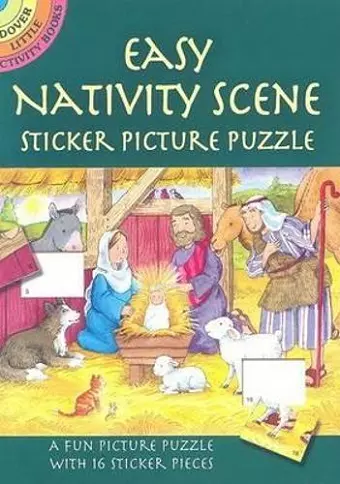 Easy Nativity Scene Sticker Picture Puzzle cover