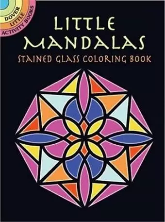 Little Mandalas Stained Glass Coloring Book cover