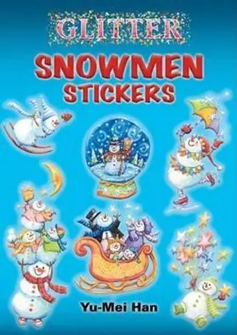 Glitter Snowmen Stickers cover