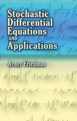 Stochastic Differential Equations and Applications cover