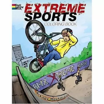 Extreme Sports Coloring Book cover