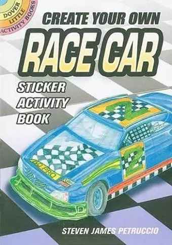 Create Your Own Race Car Sticker Activity Book cover