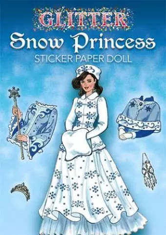 Glitter Snow Princess Sticker Paper Doll cover