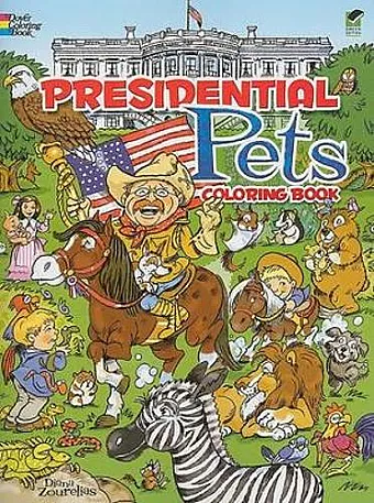 Presidential Pets Coloring Book cover