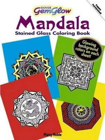 Gemglow Stained Glass Coloring Book cover