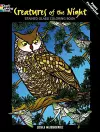 Creatures of the Night Stained Glass Coloring Book cover