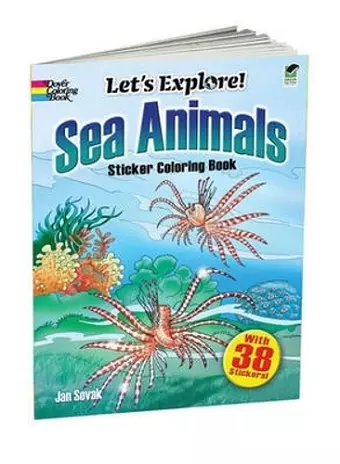 Sea Animals Sticker Coloring Book cover