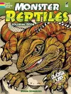 Monster Reptiles Coloring Book cover