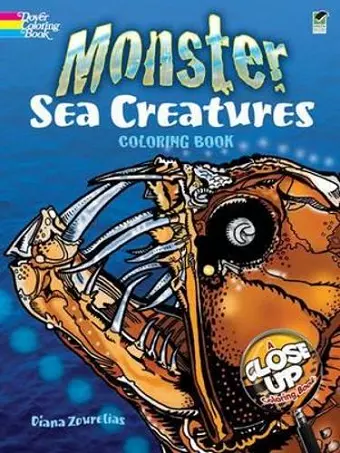 Monster Sea Creatures Coloring Book cover