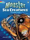 Monster Sea Creatures Coloring Book cover