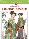 Creative Haven Japanese Kimono Designs Coloring Book cover