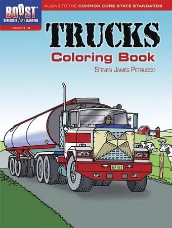 Boost Trucks Coloring Book cover