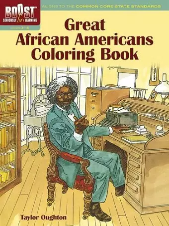 Boost Great African Americans Coloring Book cover