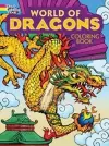 World of Dragons Coloring Book cover