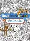 Seek, Sketch and Color -- Animals cover