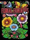 Floral Fantasies Stained Glass Coloring Book cover