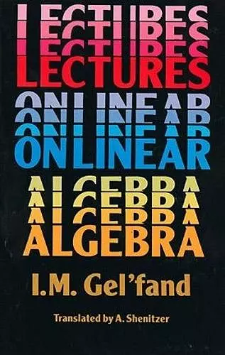 Lectures on Linear Algebra cover