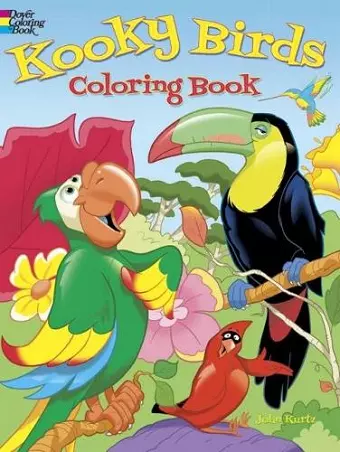 Kooky Birds Coloring Book cover