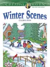 Creative Haven Winter Scenes Coloring Book cover
