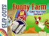 Flip Outs -- Funny Farm: Color Your Own Cartoon! cover