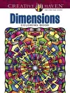 Creative Haven Dimensions Coloring Book cover