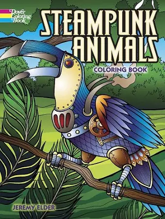 Steampunk Animals Coloring Book cover