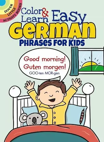 Color & Learn Easy German Phrases for Kids cover