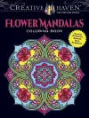 Creative Haven Flower Mandalas Coloring Book cover