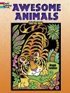 Awesome Animals Coloring Book cover