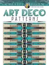 Creative Haven Art Deco Patterns Coloring Book cover