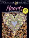 Creative Haven Hearts Coloring Book cover