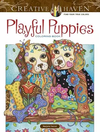 Creative Haven Playful Puppies Coloring Book (Working Title) cover