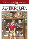 Creative Haven the Saturday Evening Post Americana Coloring Book cover