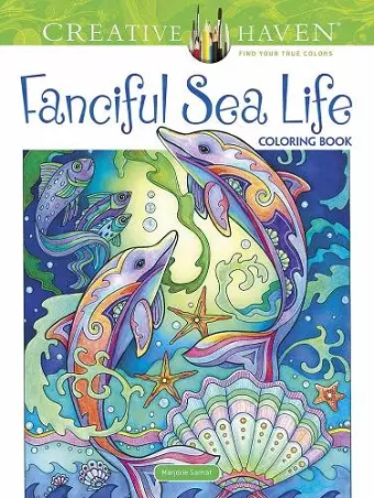 Creative Haven Fanciful Sea Life Coloring Book cover