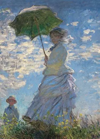 Woman with a Parasol Notebook cover