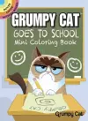 Grumpy Cat Goes to School Mini Coloring Book cover