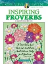 Creative Haven Inspiring Proverbs Coloring Book cover